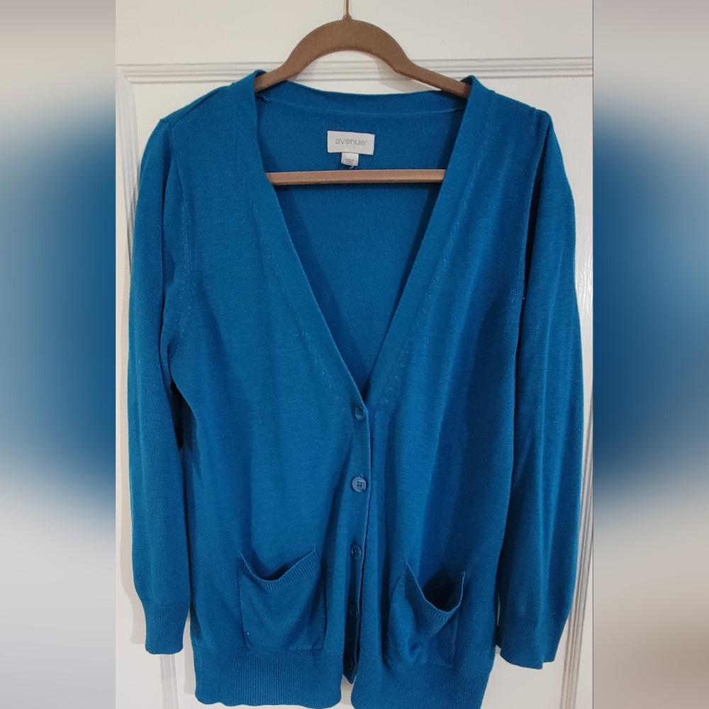 Avenue Blue Cardigan